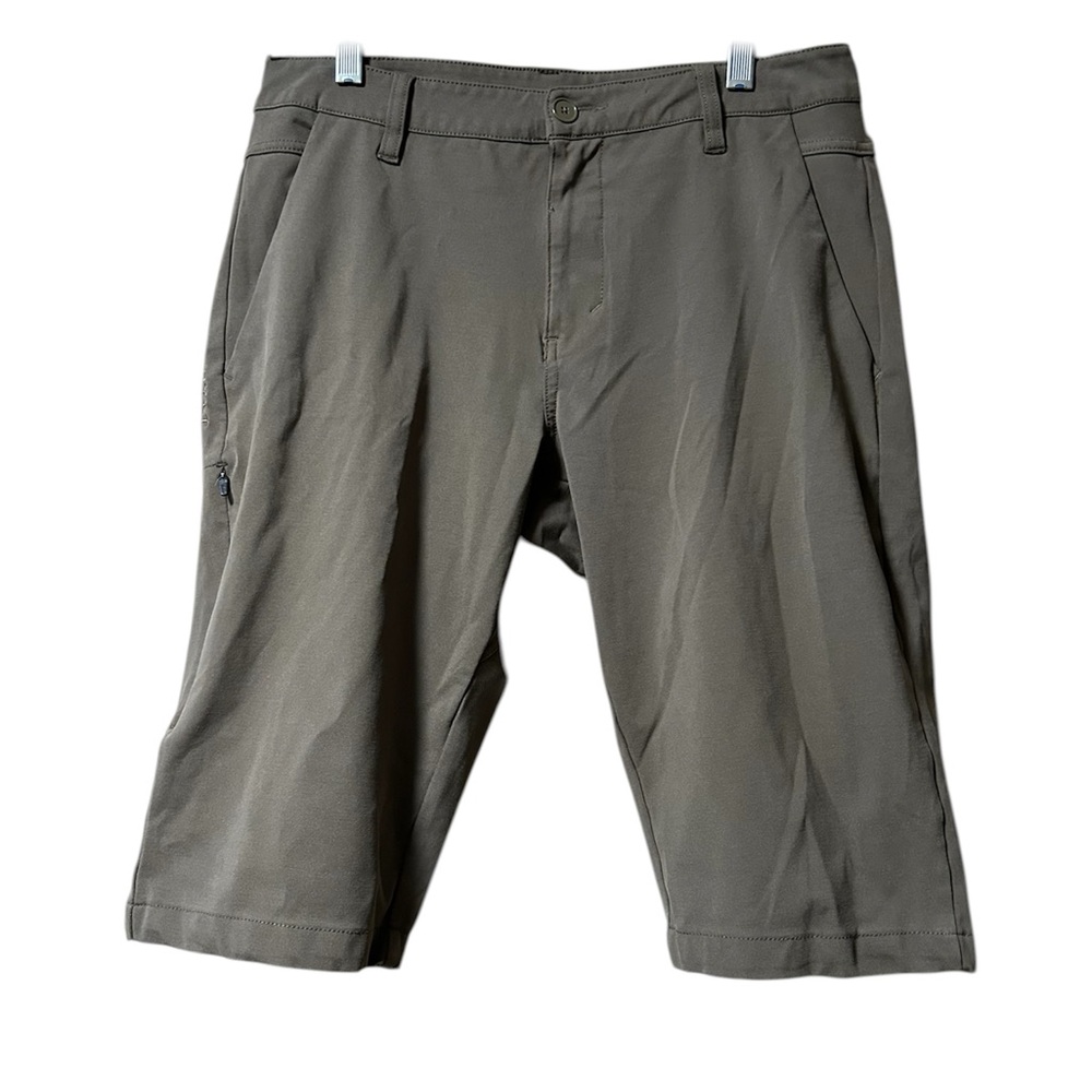 BYLT Premium Basics Everyday 2.0 Shorts Men's 33 Brown Stretch Casual 13” Work